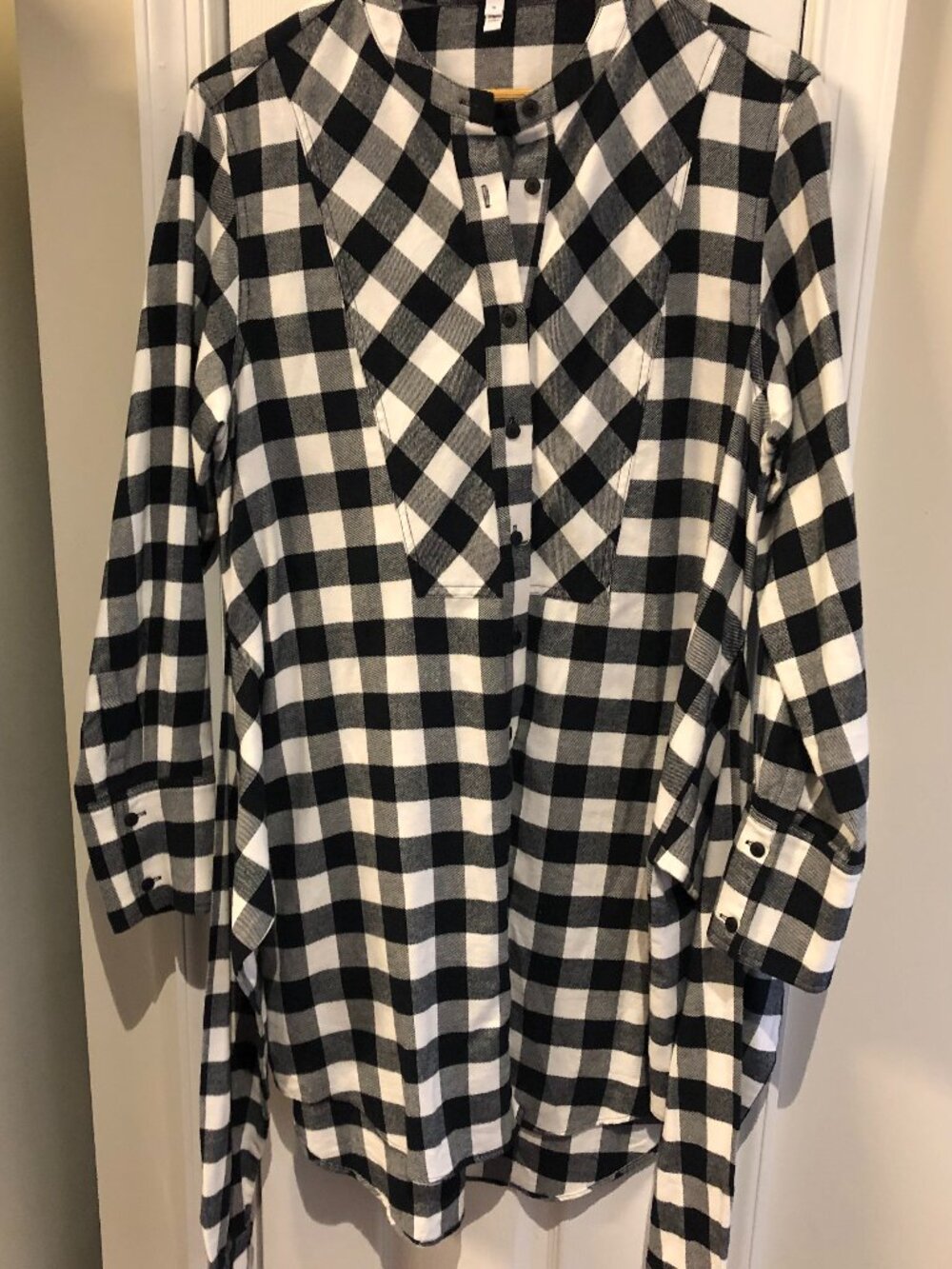 Derec Lam 10 Crosby Women's Plaid Flannel Dress/Shirt Long Sleeves Size 10
